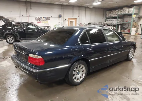 2001 BMW 740Il from USA, damaged, VIN WBAGH83421DP29256